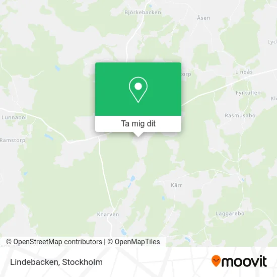 Lindebacken karta