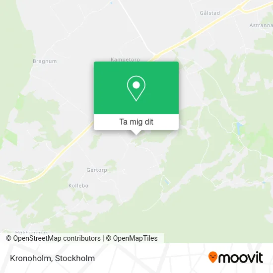 Kronoholm karta