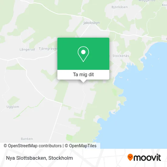 Nya Slottsbacken karta