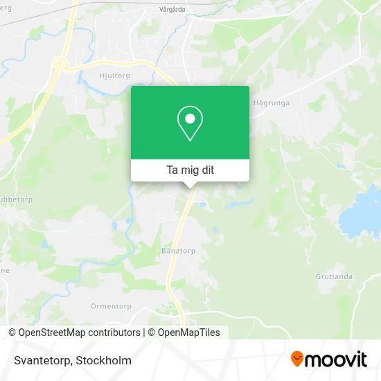 Svantetorp karta