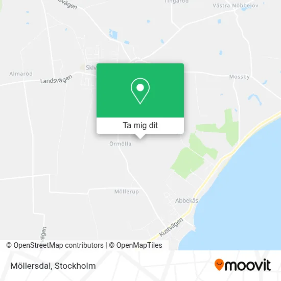 Möllersdal karta