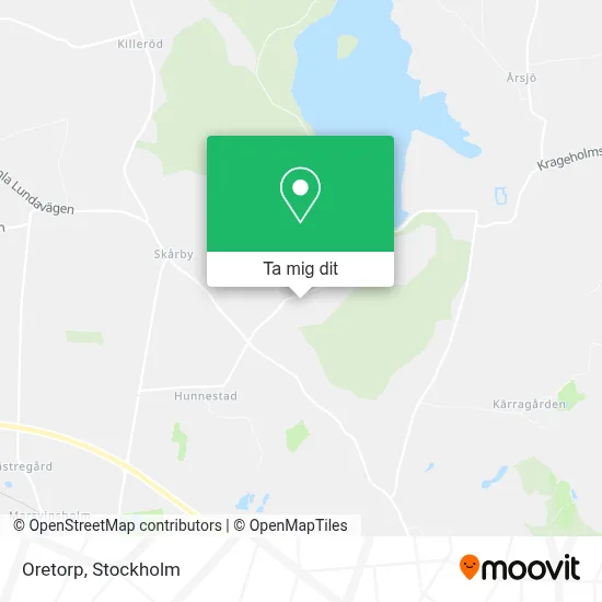 Oretorp karta