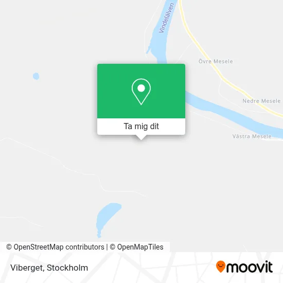 Viberget karta