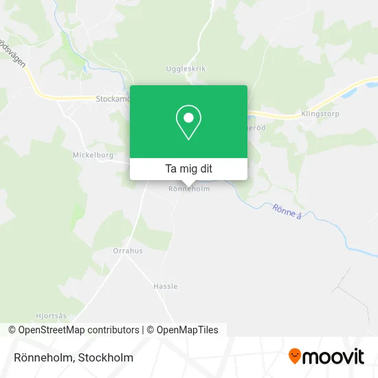 Rönneholm karta