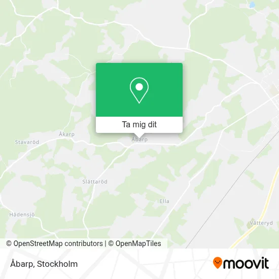 Åbarp karta