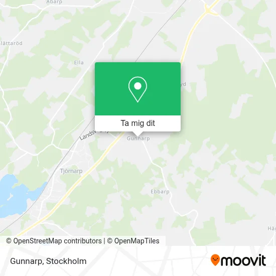 Gunnarp karta