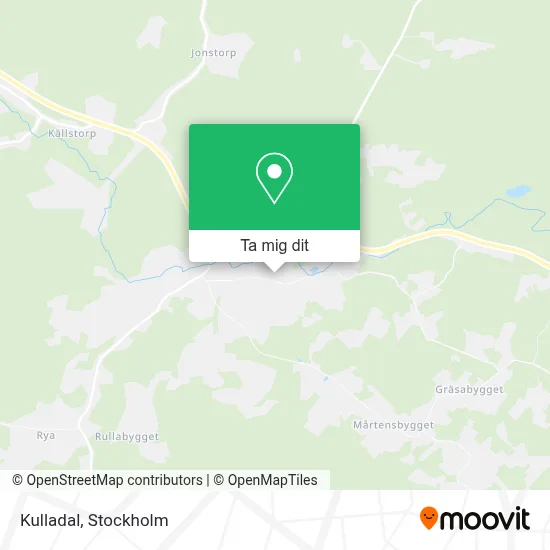 Kulladal karta