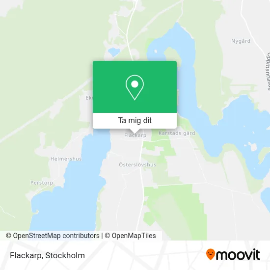 Flackarp karta
