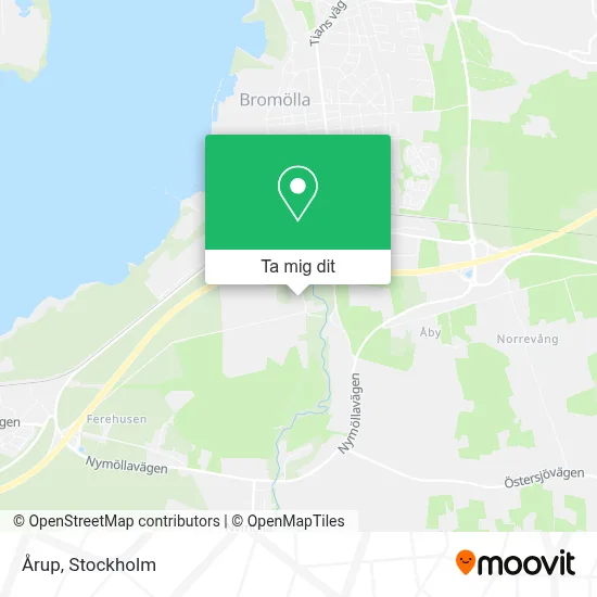 Årup karta