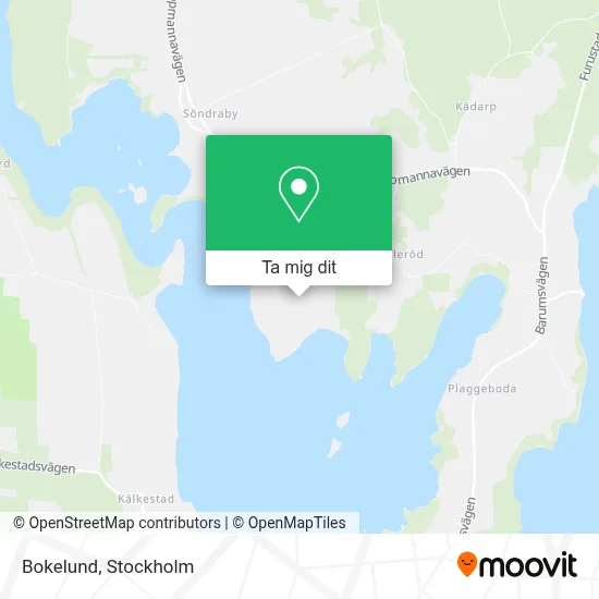 Bokelund karta