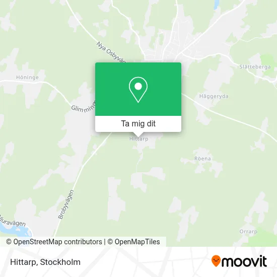 Hittarp karta