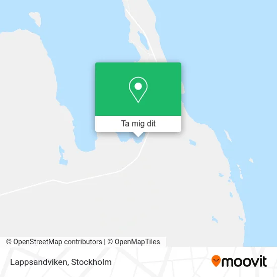 Lappsandviken karta