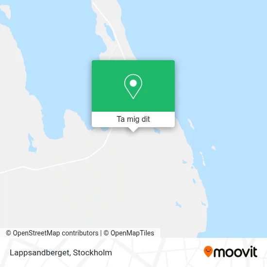 Lappsandberget karta