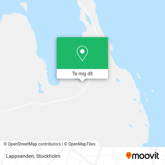 Lappsanden karta