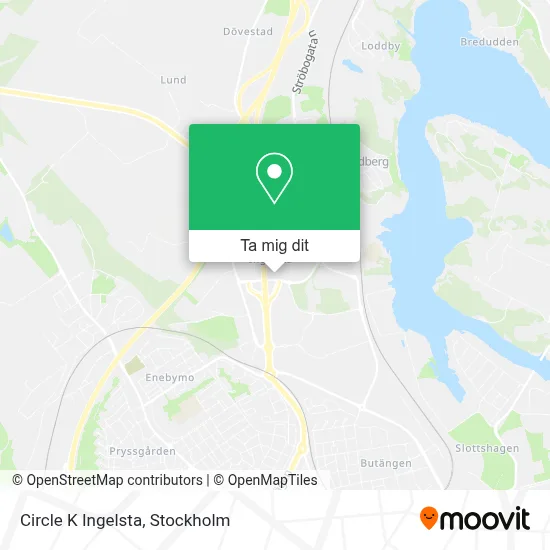 Circle K Ingelsta karta