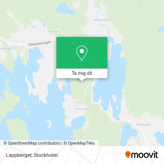 Lappberget karta