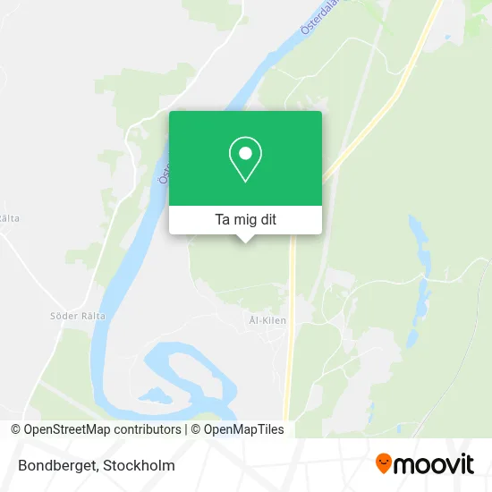 Bondberget karta