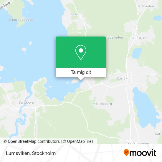 Lumsviken karta