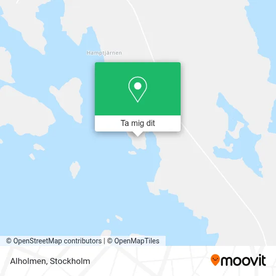 Alholmen karta