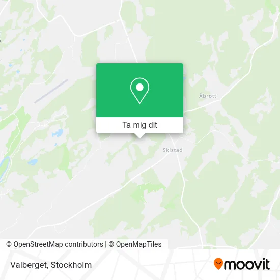 Valberget karta