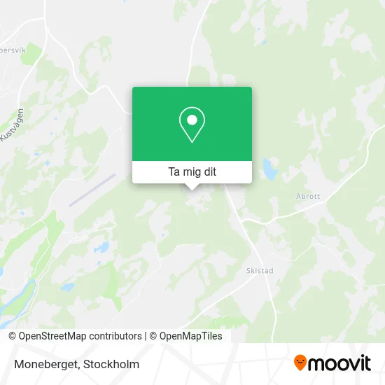 Moneberget karta