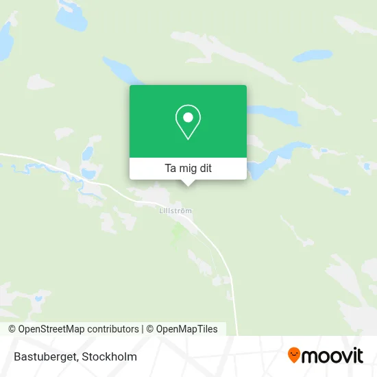Bastuberget karta