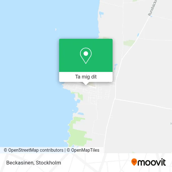 Beckasinen karta