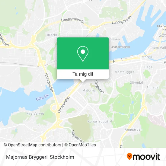 Majornas Bryggeri karta