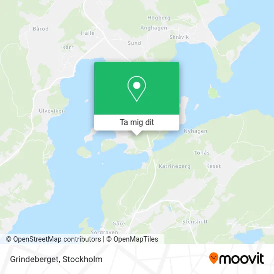 Grindeberget karta