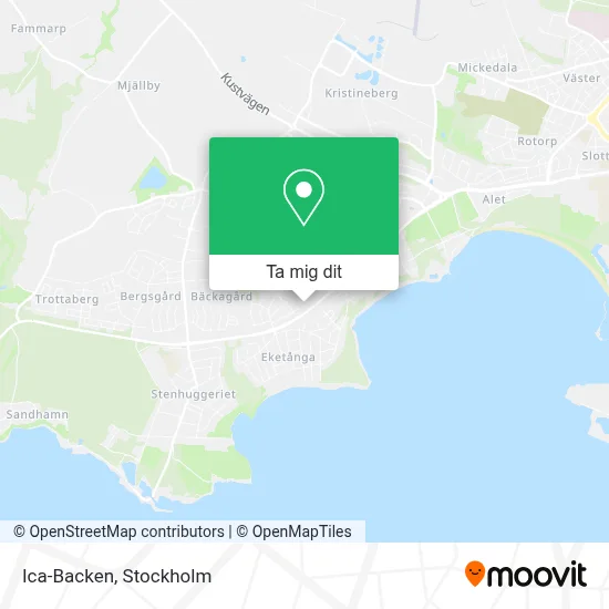 Ica-Backen karta
