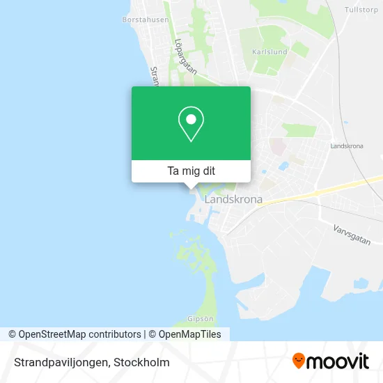 Strandpaviljongen karta