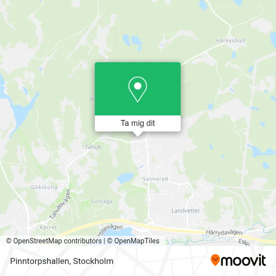 Pinntorpshallen karta