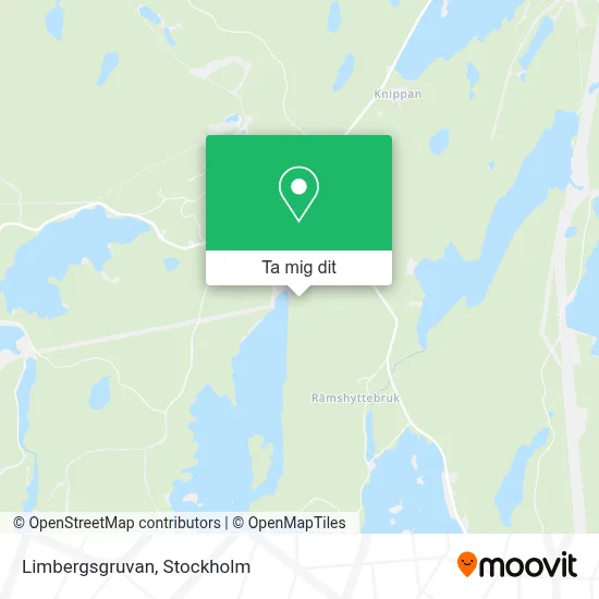 Limbergsgruvan karta