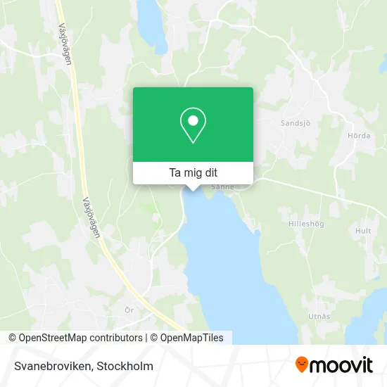Svanebroviken karta