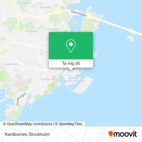 Kardborren karta