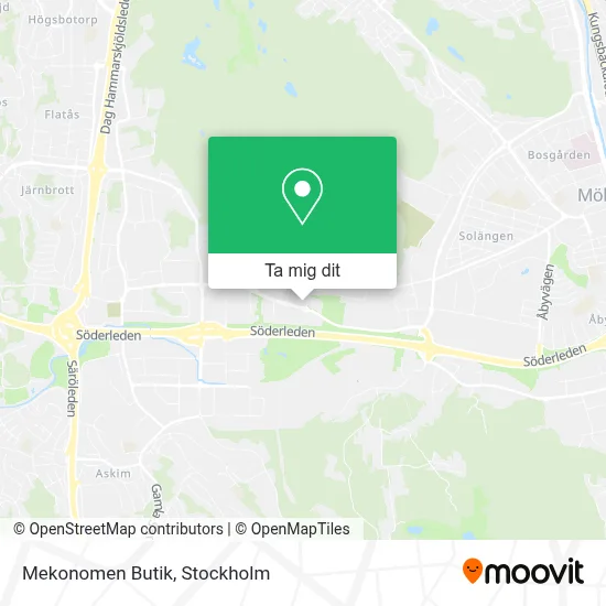 Mekonomen Butik karta