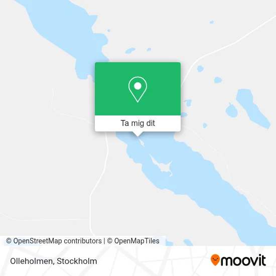 Olleholmen karta