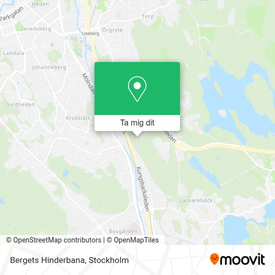Bergets Hinderbana karta