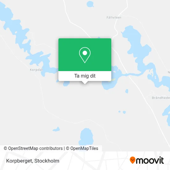 Korpberget karta
