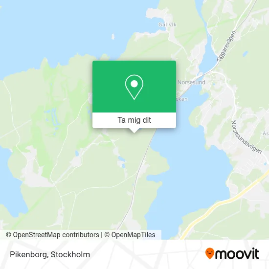Pikenborg karta