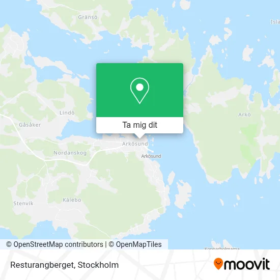 Resturangberget karta