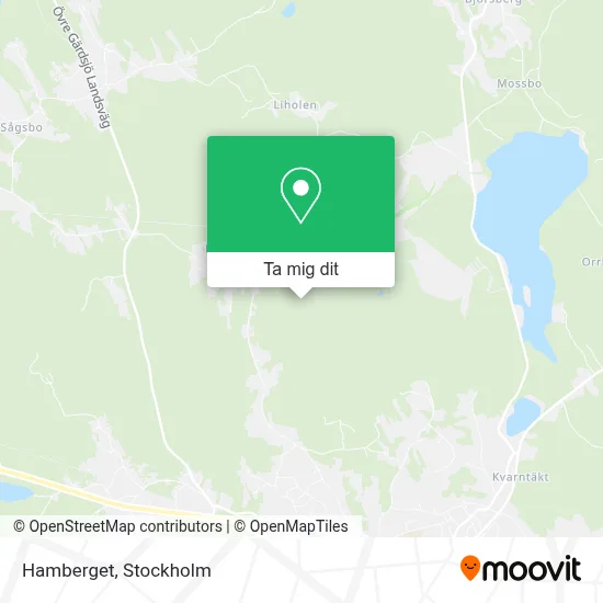 Hamberget karta