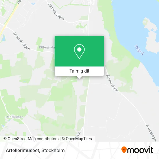 Artellerimuseet karta