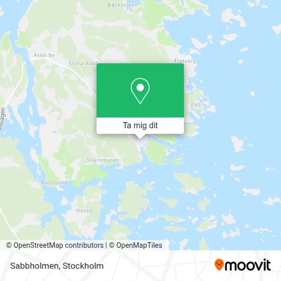 Sabbholmen karta