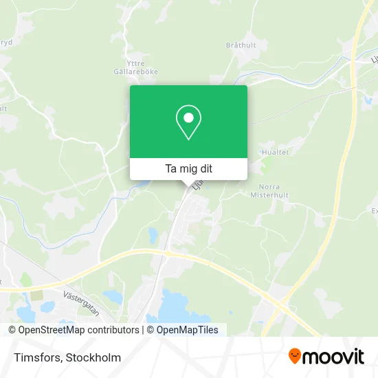 Timsfors karta