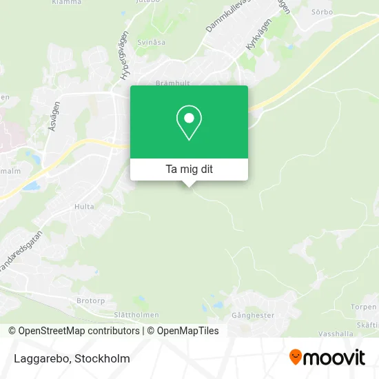 Laggarebo karta