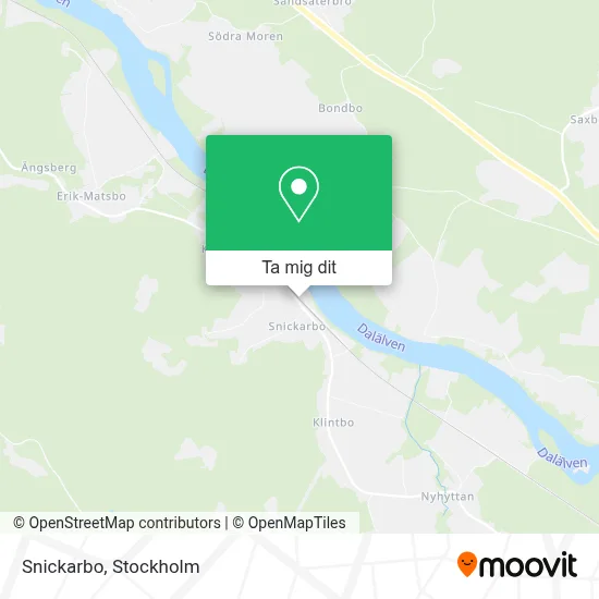 Snickarbo karta