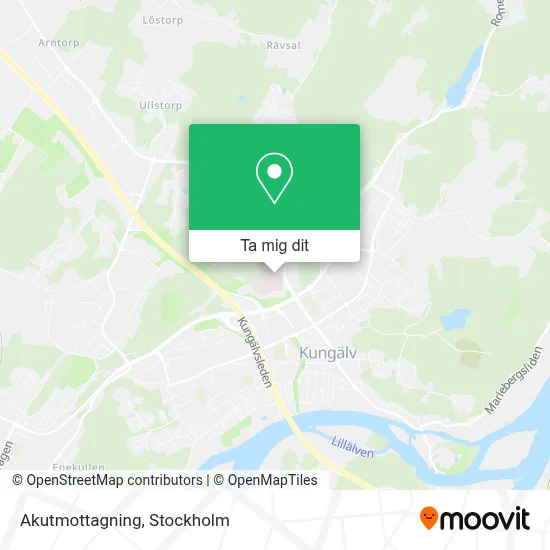 Akutmottagning karta