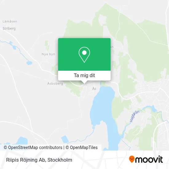 Riipis Röjning Ab karta