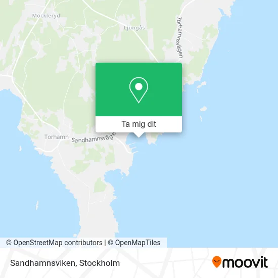 Sandhamnsviken karta